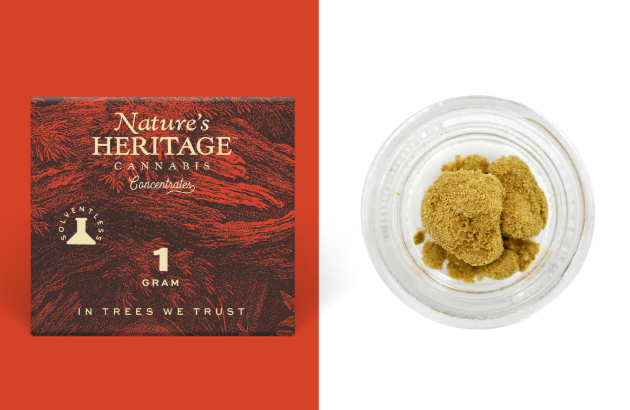 Photograph of product: Chocolatina - 1g Keif - Natures Heritage - ARL