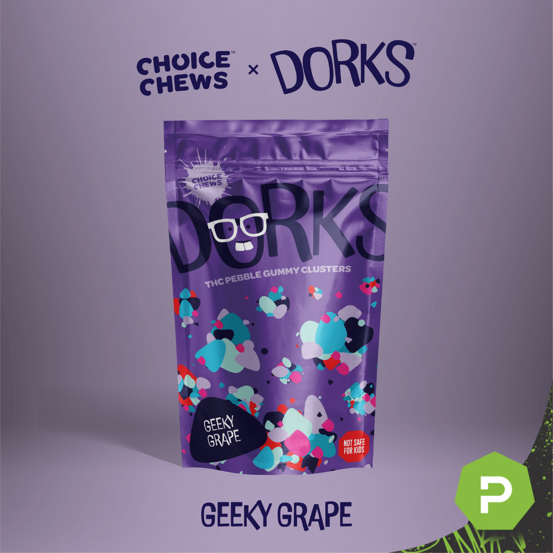 Photograph of product: Choice | 200mg Dorks | Geeky Grape (Oui'd)