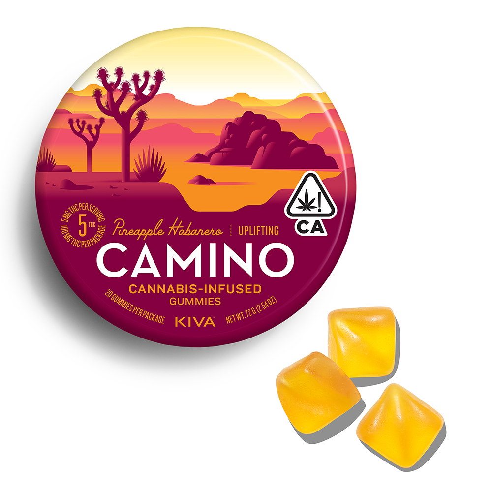 Photograph of product: CAMINO PINEAPPLE HABANERO 5MG GUMMIES