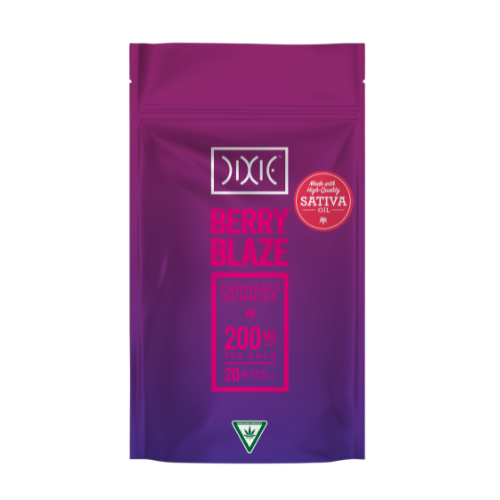 Photograph of product: Dixie | Berry Blaze Gummies | 10x20mg | 200mg