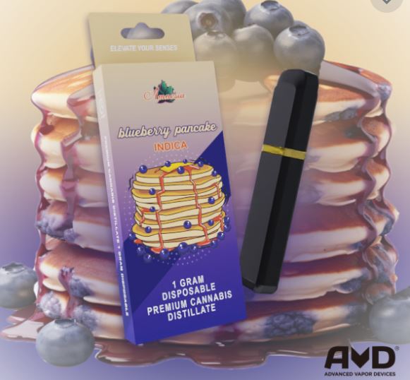 Photograph of product: Blueberry Pancake | 1G Disposable Cart