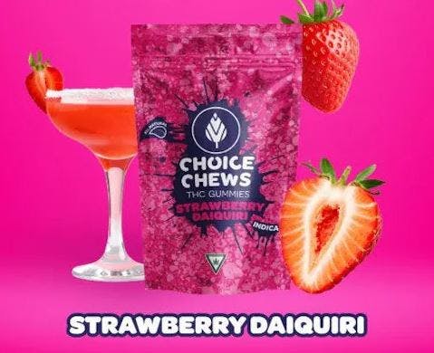 Photograph of product: Strawberry Daiquiri Gummies 200mg (10pk) (I)