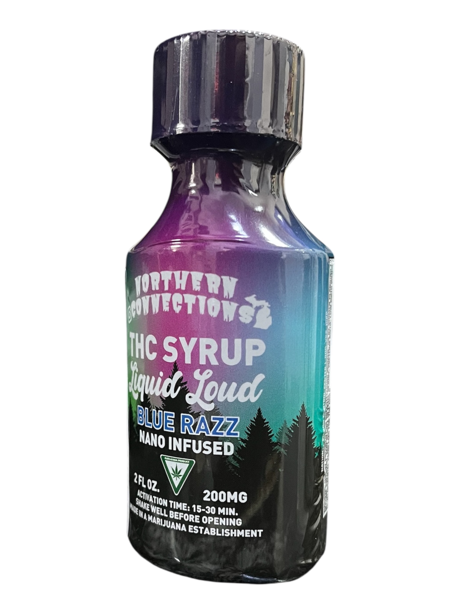 Photograph of product: NORTHERN CONNECTIONS | LIQUID LOUD | BLUE RASPBERRY | SYRUP | 200MG