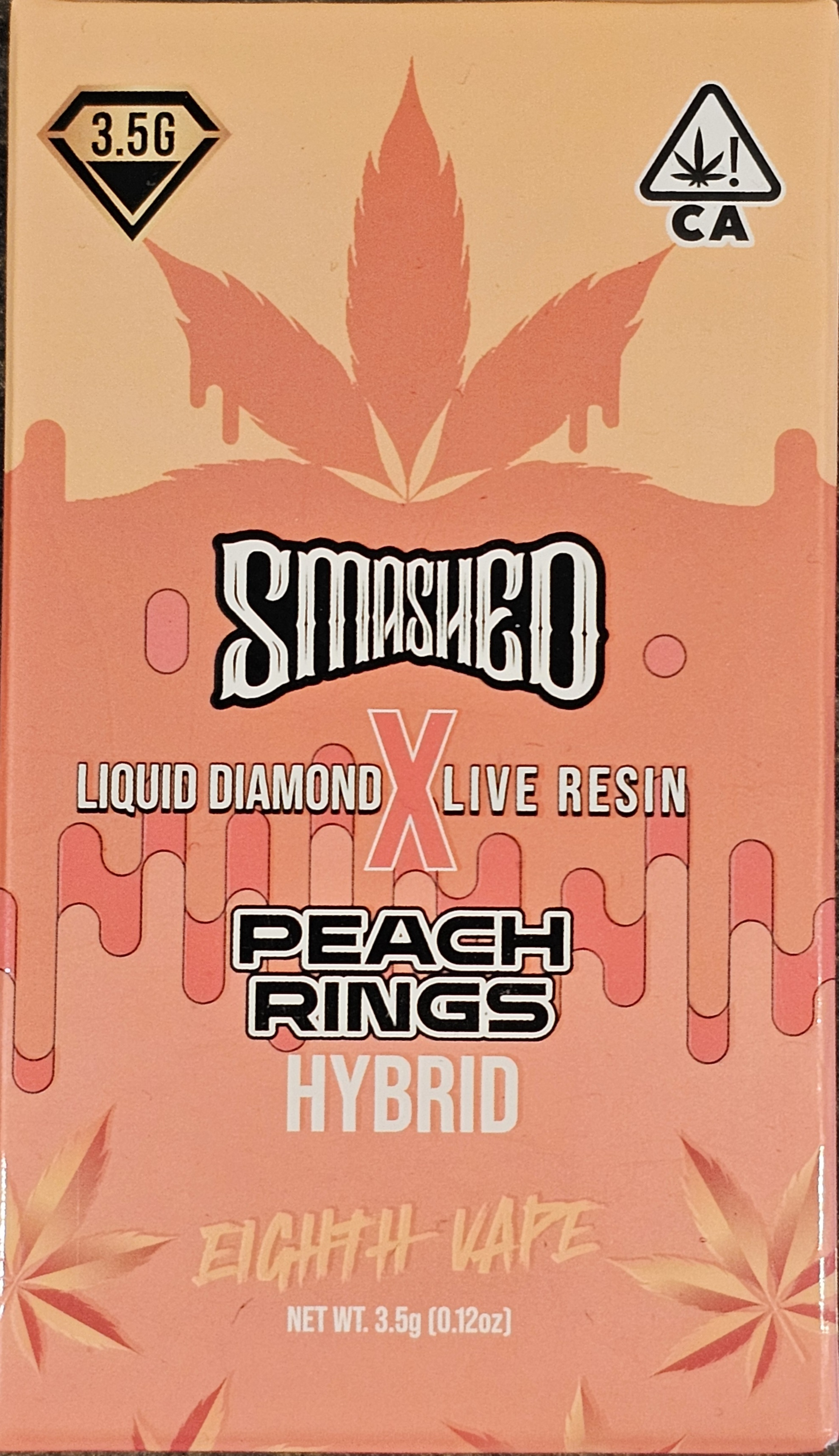 Photograph of product: SMD | Peach Rings LDXLR Dispo | I
