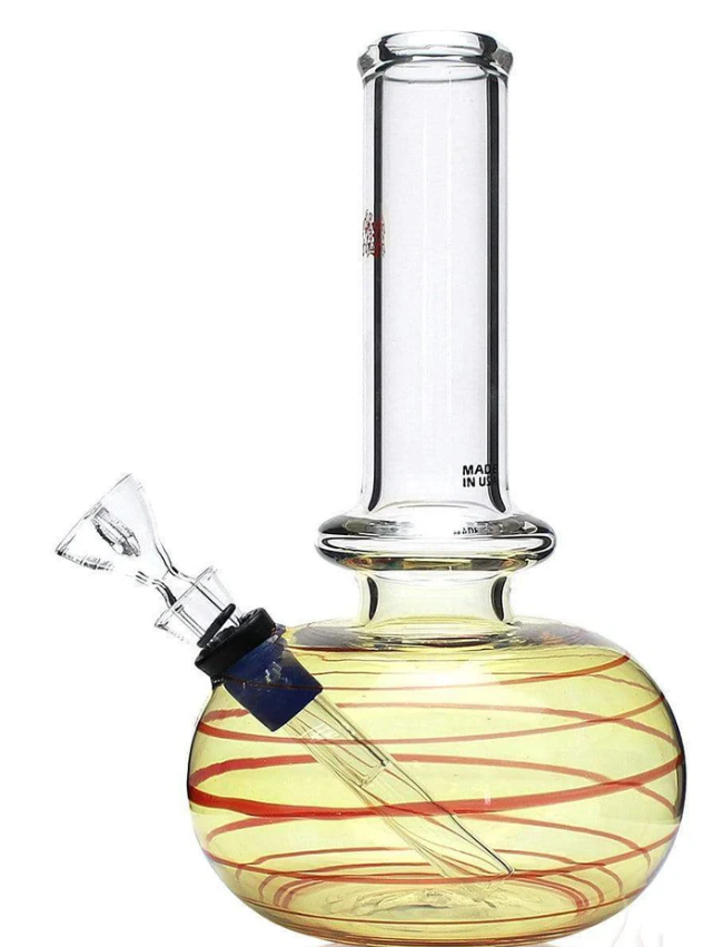 Photograph of product: Bong - Big Bubble Bong With Fumed Color White Stripe
