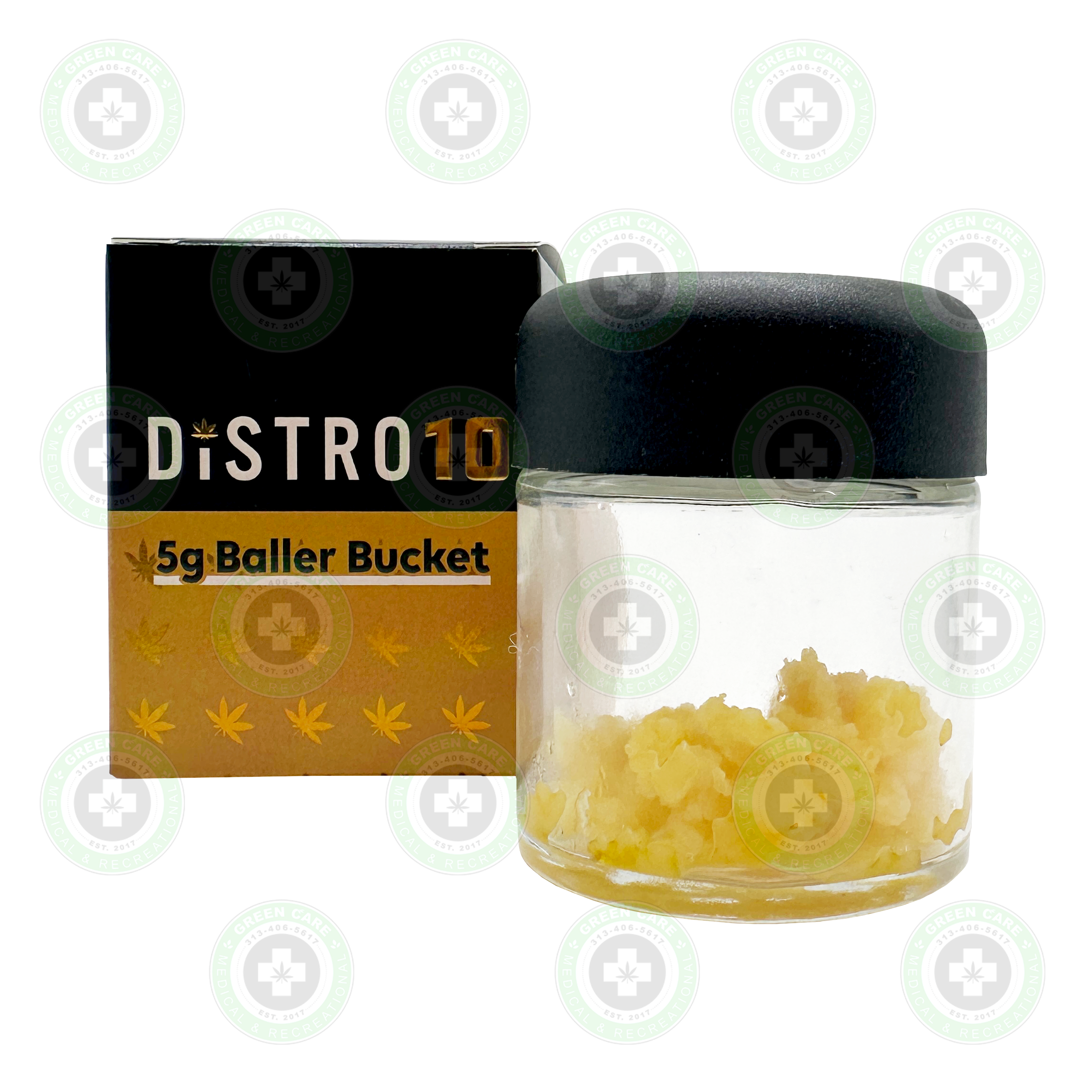 Photograph of product: Distro 10 - Cheetah Piss Live Resin Baller Jar 5g