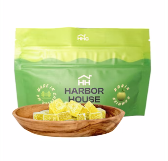 Photograph of product: Sour Apple | 100mg au chocolat Rosin Gummy