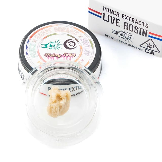 Photograph of product: Peach Creamsicle x Grape Ape | 1g Tier 4 Live Rosin Badder