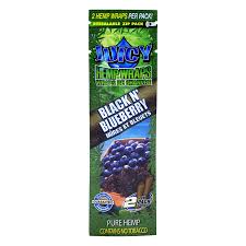 Photograph of product: 2 Toasted Hemp Wraps (Black n' Blueberry)