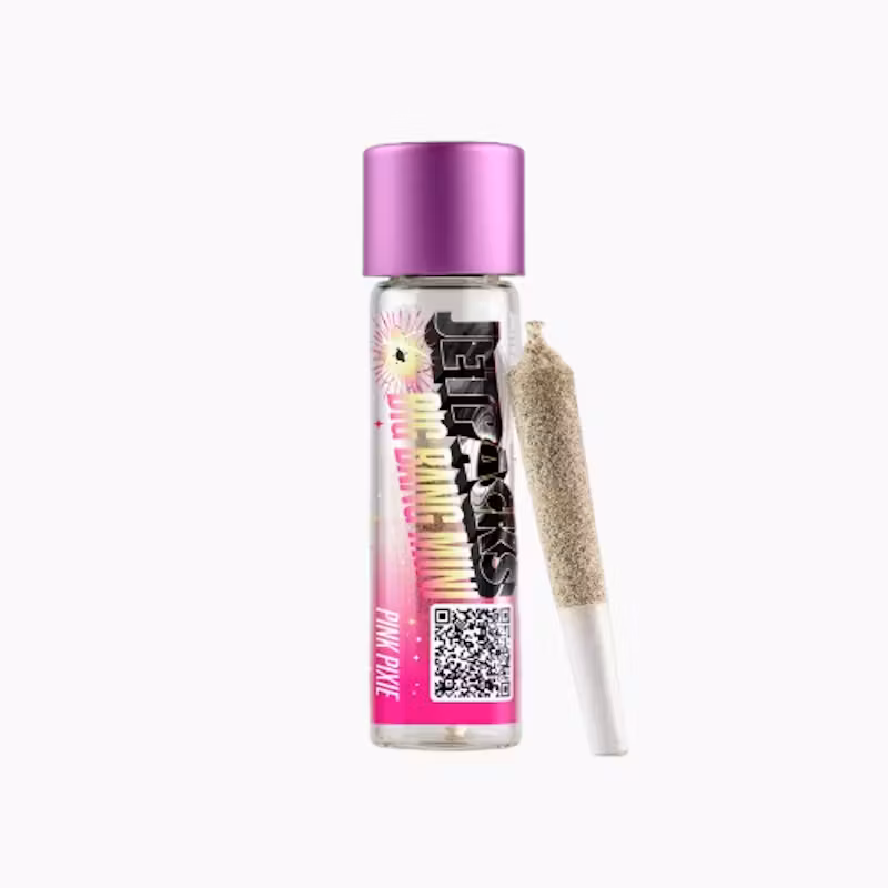 Photograph of product: Jetpacks | Pink Pixie Big Bang Mini Infused Pre-roll, .5g