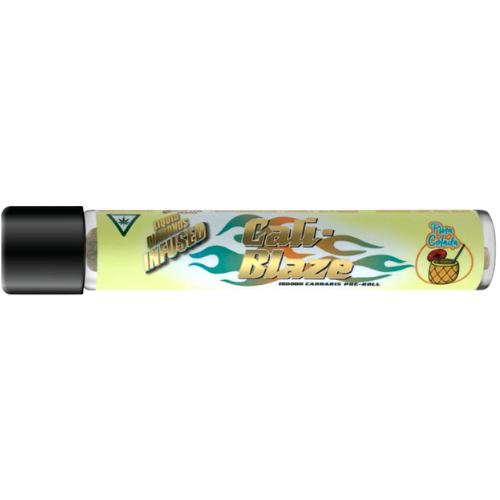 Photograph of product: Cali-Blaze Pina Colada Oui'd Infused Pre-Roll 1.2g