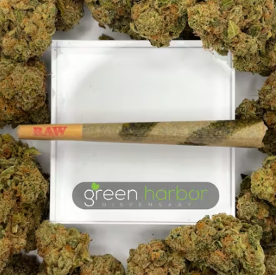 Photograph of product: Crockett's Haze Distillate Infused Pre Roll (1g)