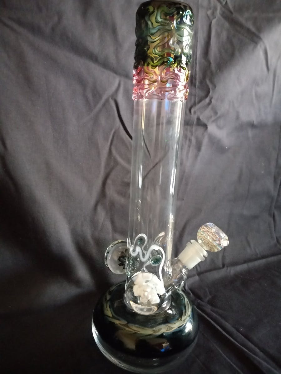 Photograph of product: 12" CUSTOM 2 MARBLE TUBE WITH BUBBLE