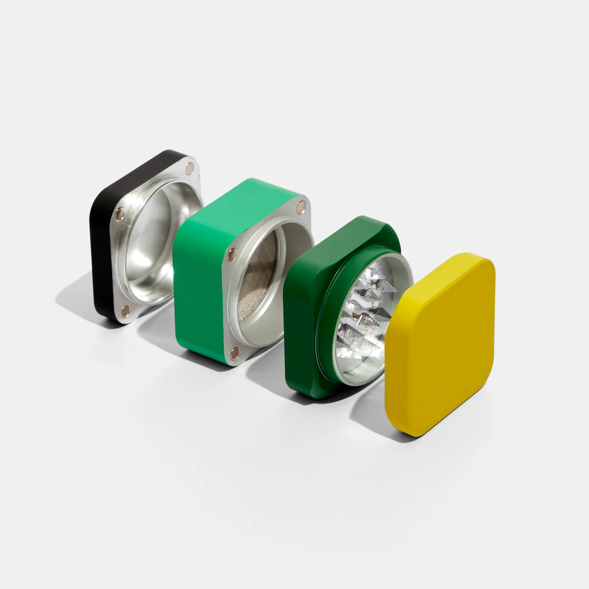 Photograph of product: Edie Parker Mini Tabletop Grinder Yellow Multi