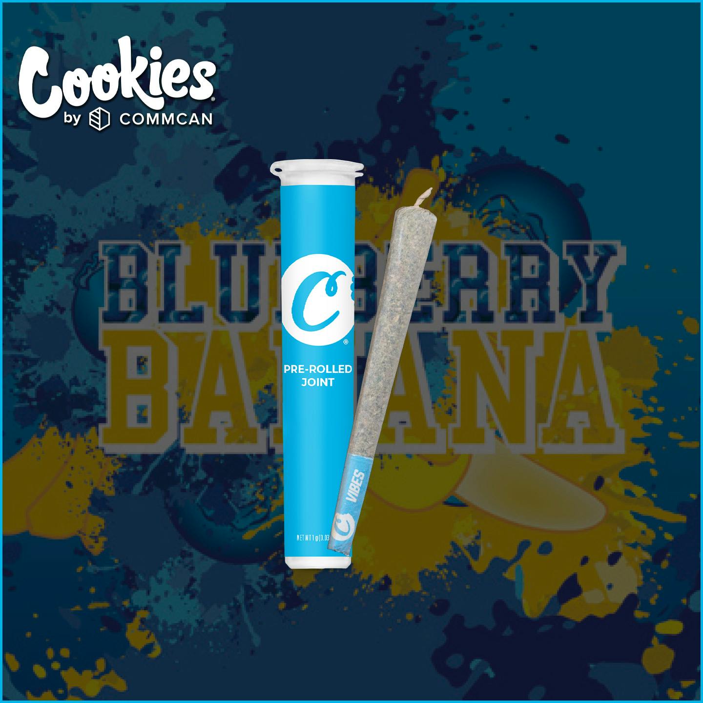 Photograph of product: Blueberry Banana Pre-Roll