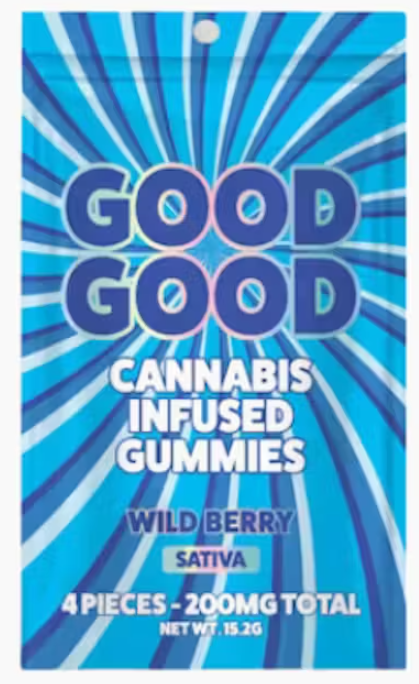 Photograph of product: GOOD GOOD | 200MG GUMMIES 4P | WILD BERRY