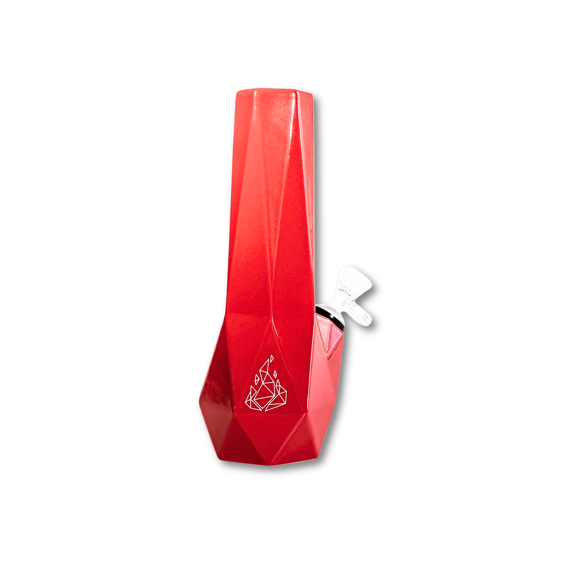 Photograph of product: BRNT - Hexagon Water Pipe - Red