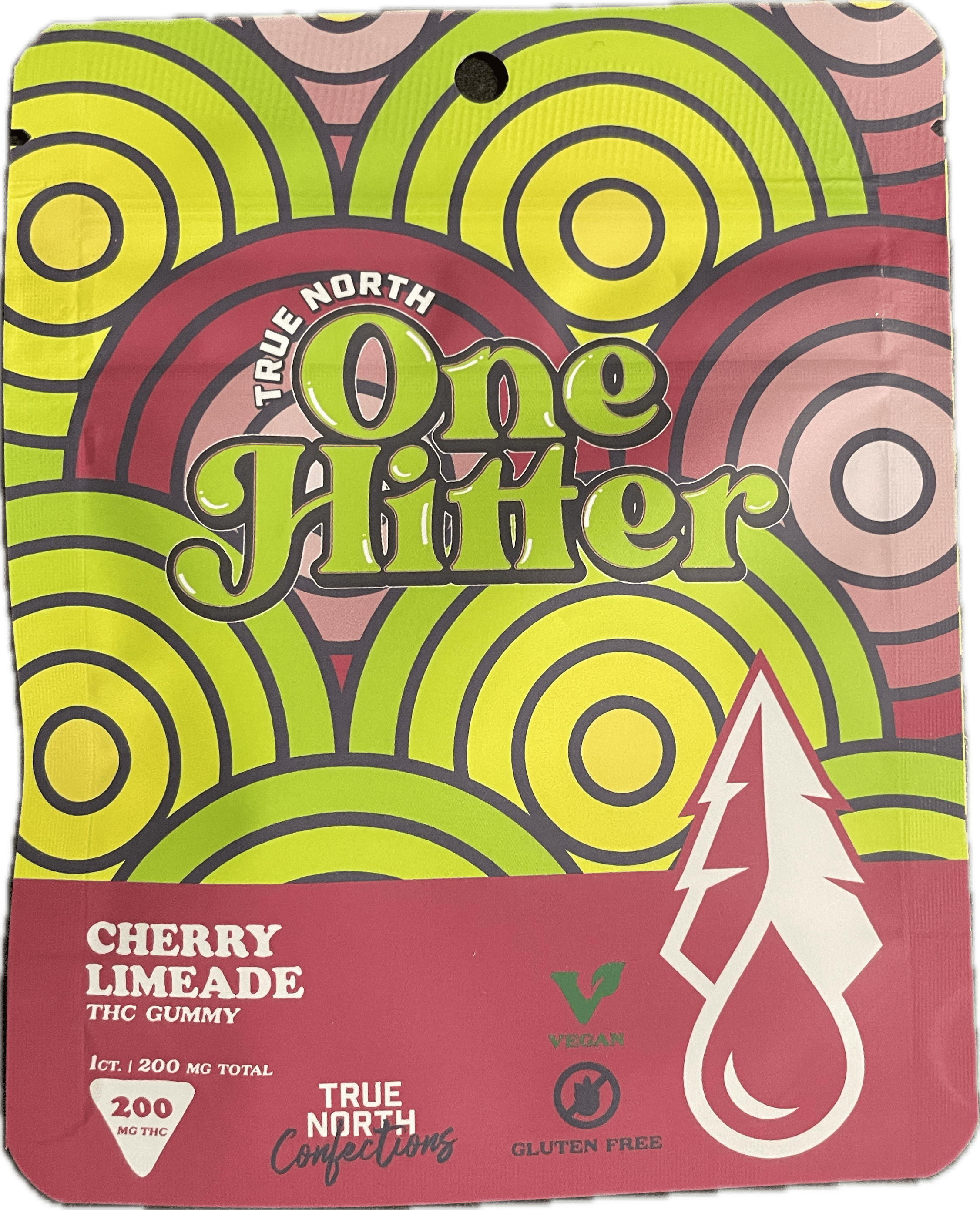 Photograph of product: True North - One Hitter Cherry Limeade - 1pc - 200mg