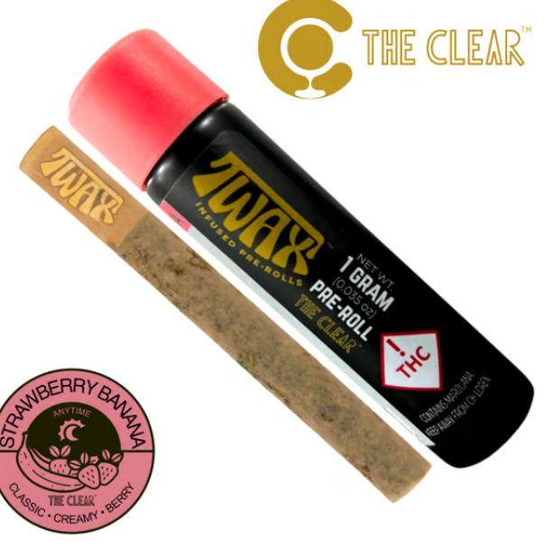Photograph of product: TWAX - Strawberry Banana 1g Infused Pre-Roll