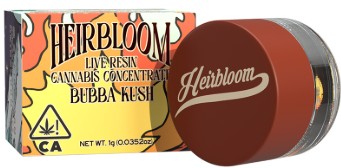 Photograph of product: Bubba Kush [I] - Live Resin Terp Sugar