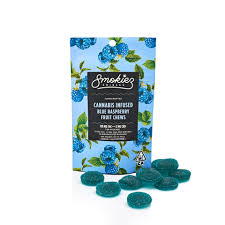 Photograph of product: Smokiez Sweet Gummies 100mg (10pk) - Blue Raspberry