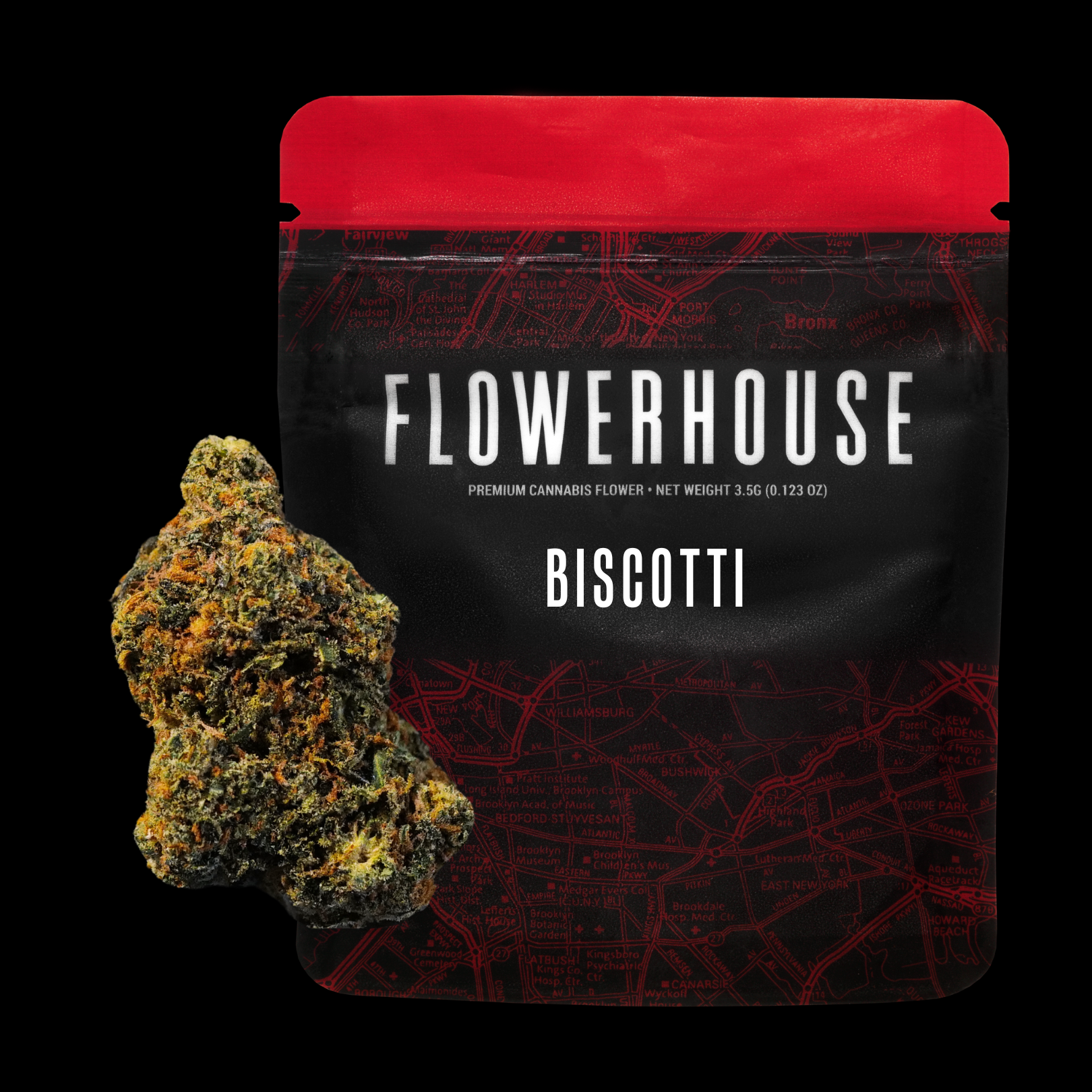 Photograph of Product: Biscotti | 3.5g Flower | Flowerhouse NY