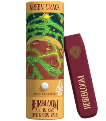 Photograph of product: Green Crack | .5 AIO Vape - 