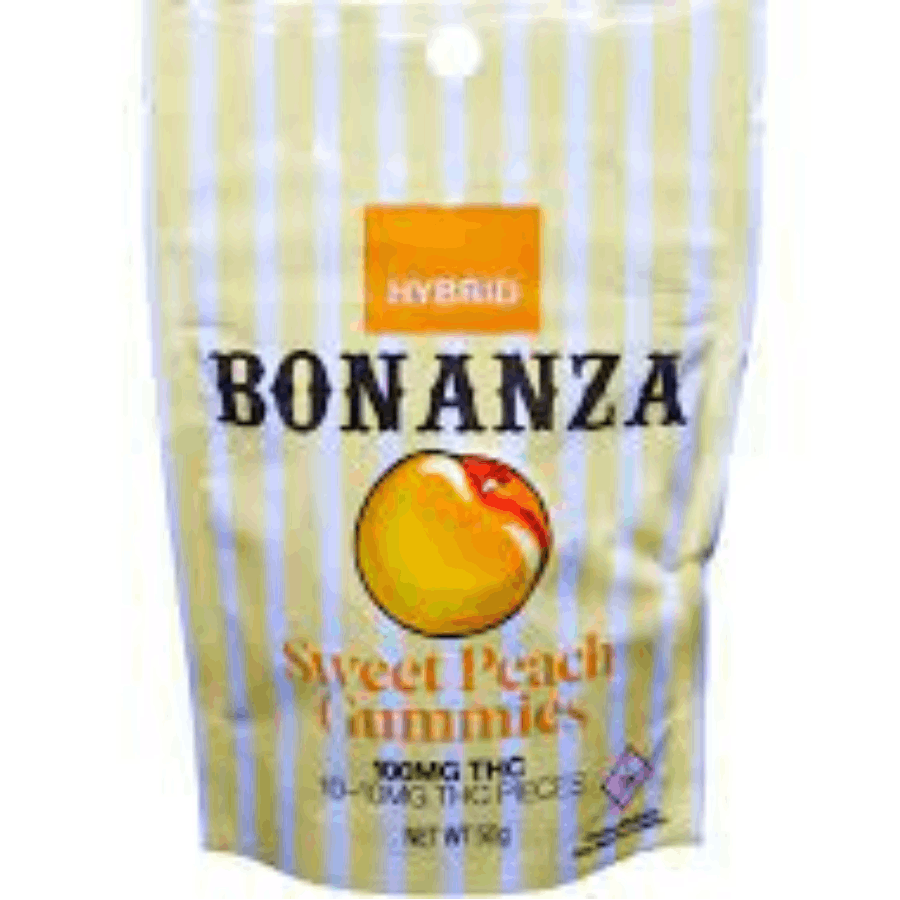 Photograph of product: Peach Gummies (Bonanza)