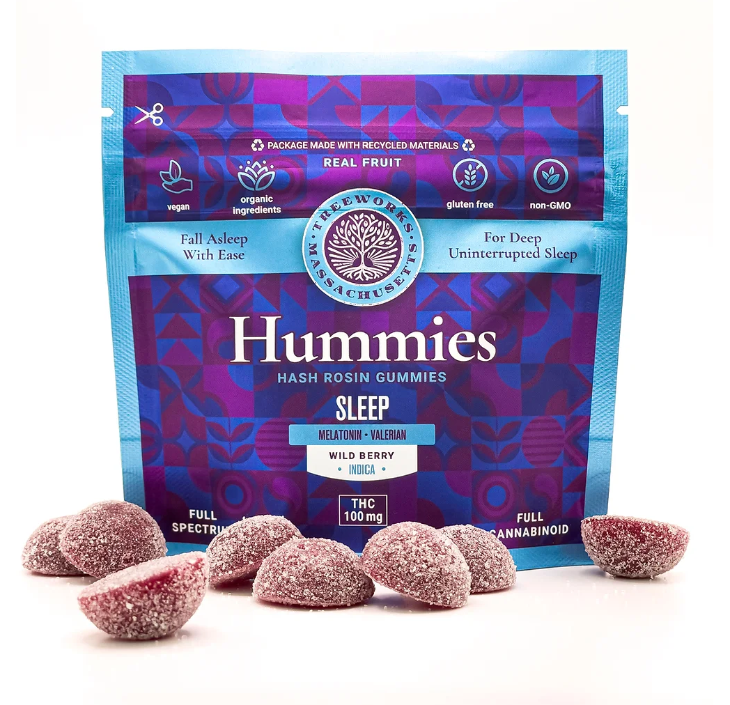 Photograph of product: Bedtime Berry | au chocolat Rosin Gummies | 20pk | 100mg