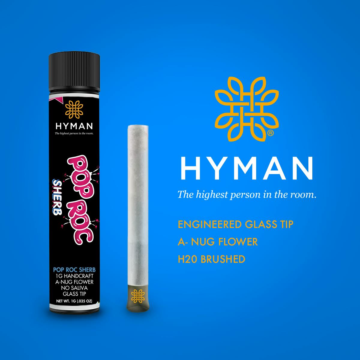 Photograph of product: Hyman Oui'd Pre-Roll | Pop Roc Sherb