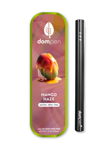 Photograph of product: dompen | Mango Haze | All-In-One Vape | 1g