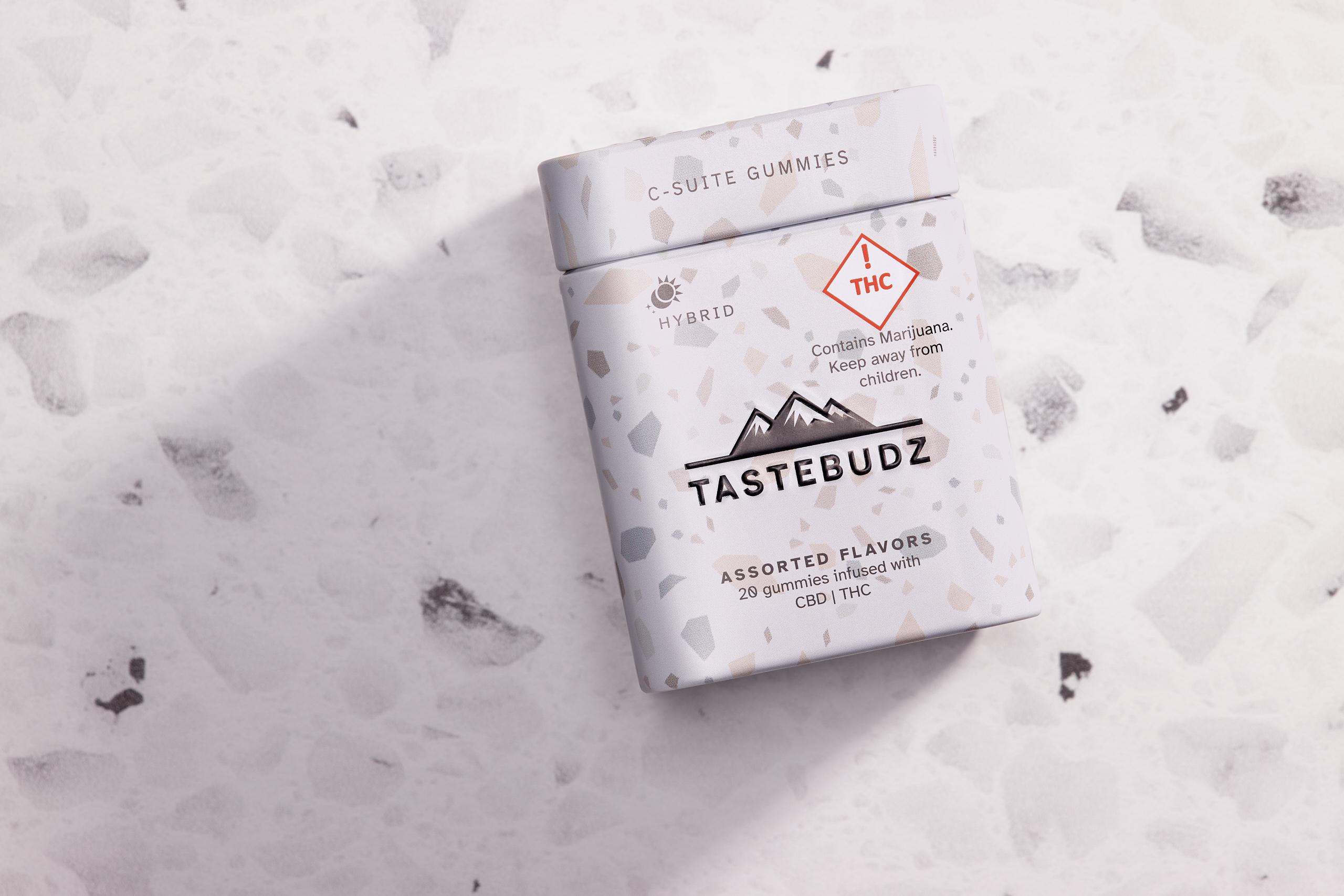 Photograph of product: TasteBudz - Gummies - Assorted Flavors 10:1 - CBD/TH-oui