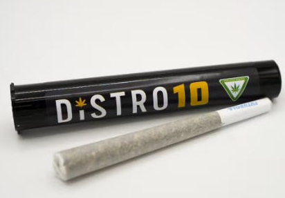 Photograph of product: Distro 10 - Jericho Haze - 1g Preroll