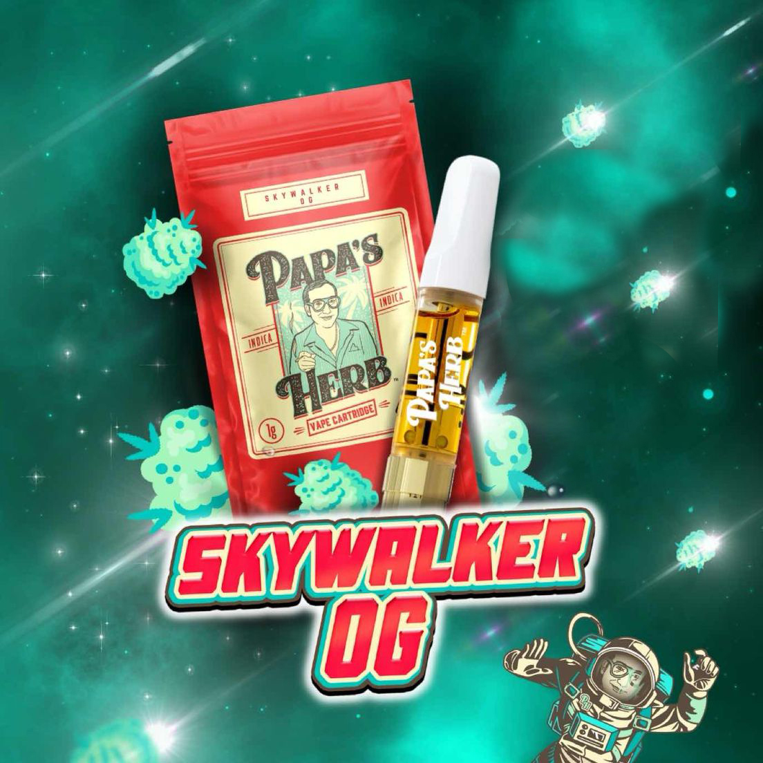 Photograph of product: Skywalker OG | Liquid Diamonds - 1g - Vape Cart