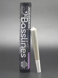 Photograph of product: Pre-Roll Infused 1g Basslines Grape Rntz Pie (Decibel)