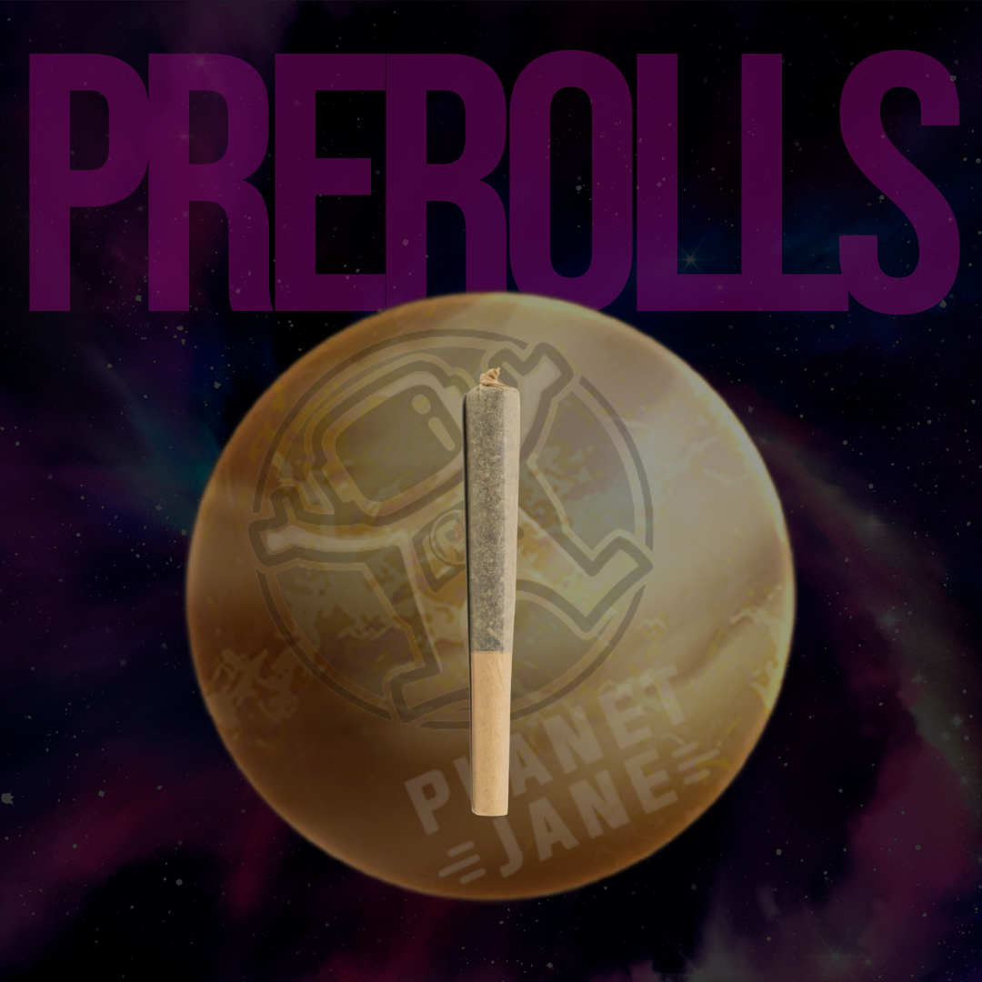 Photograph of product: Planet Jane - 1g Preroll - Purple Punch Hybrid