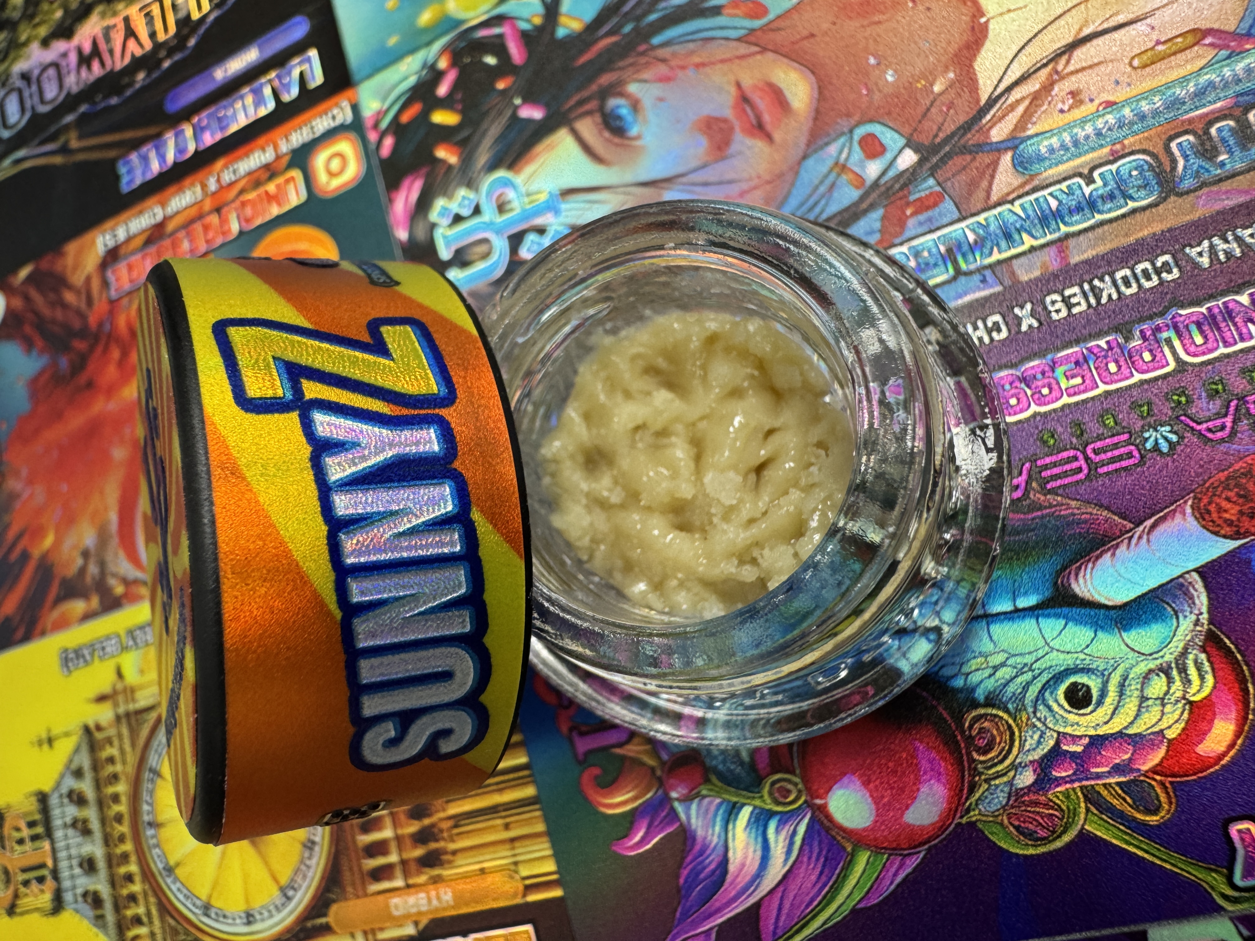 Photograph of product: Concentrate | Rosin | Sunny Z | 1g | Uniq Pressure