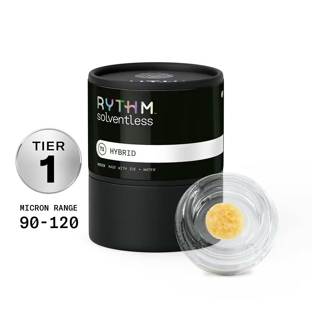 Photograph of product: Kawazaki I Solventless Live Rosin I Tier 1 I 1g I Rythm