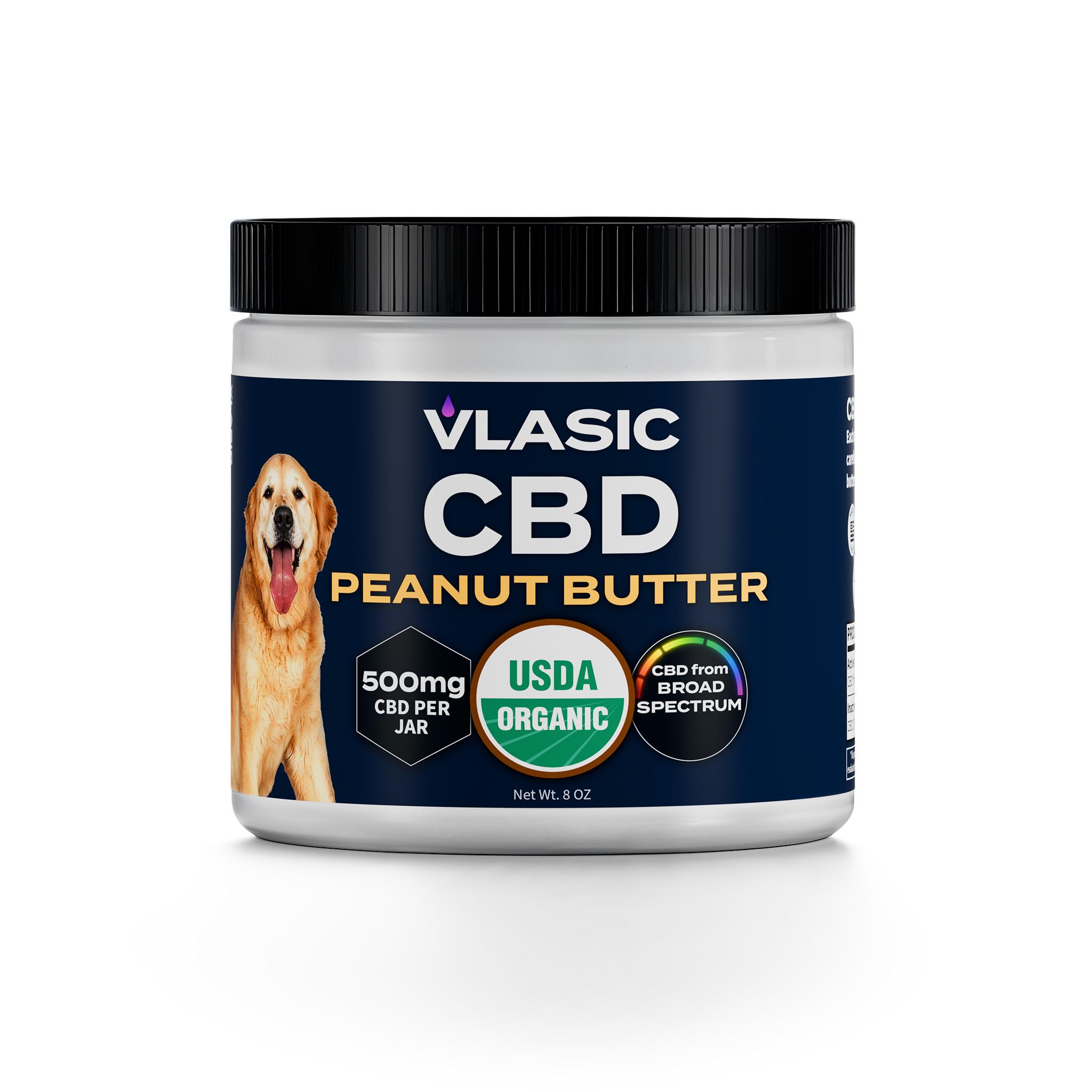 Photograph of product: Vlasic USDA Organic CBD Pet Peanut Butter