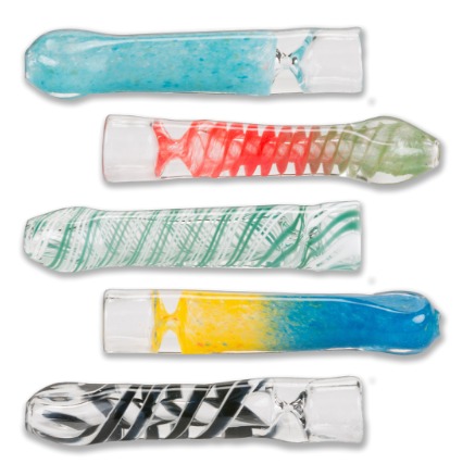 Photograph of product: 3" Glass Chillums (Assorted)