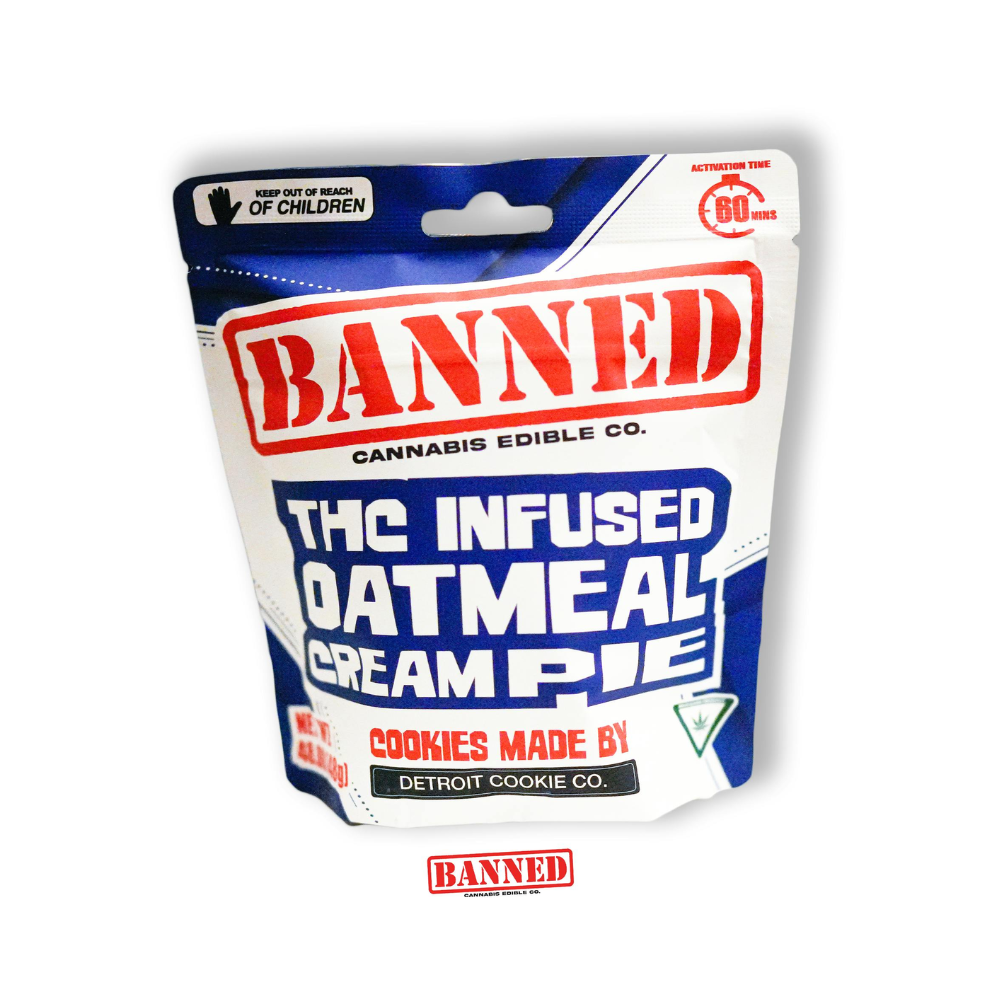 Photograph of product: Banned - 200MG Cream Pie - Oatmeal