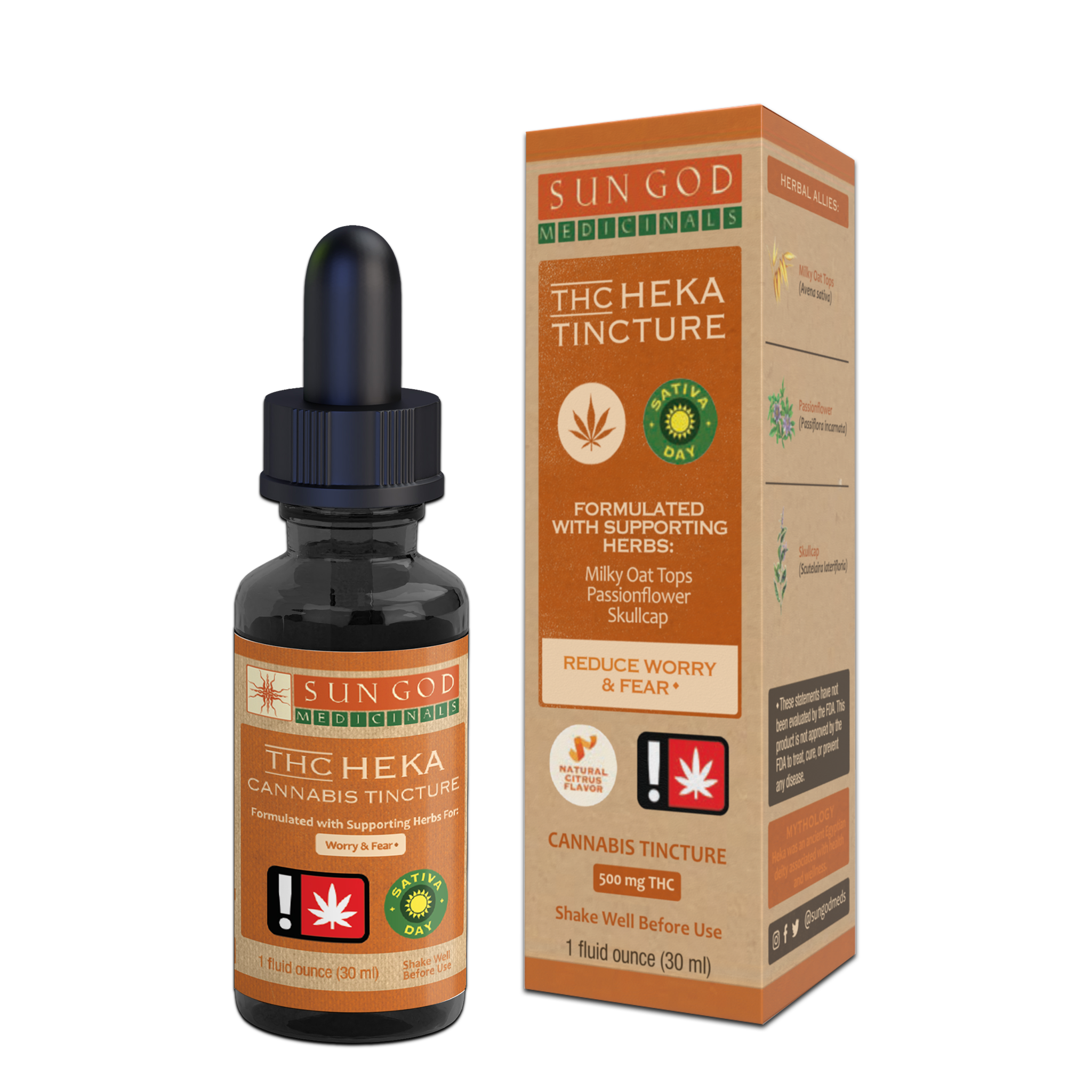 Photograph of product: Heka Fear and Worry TH-oui Tincture