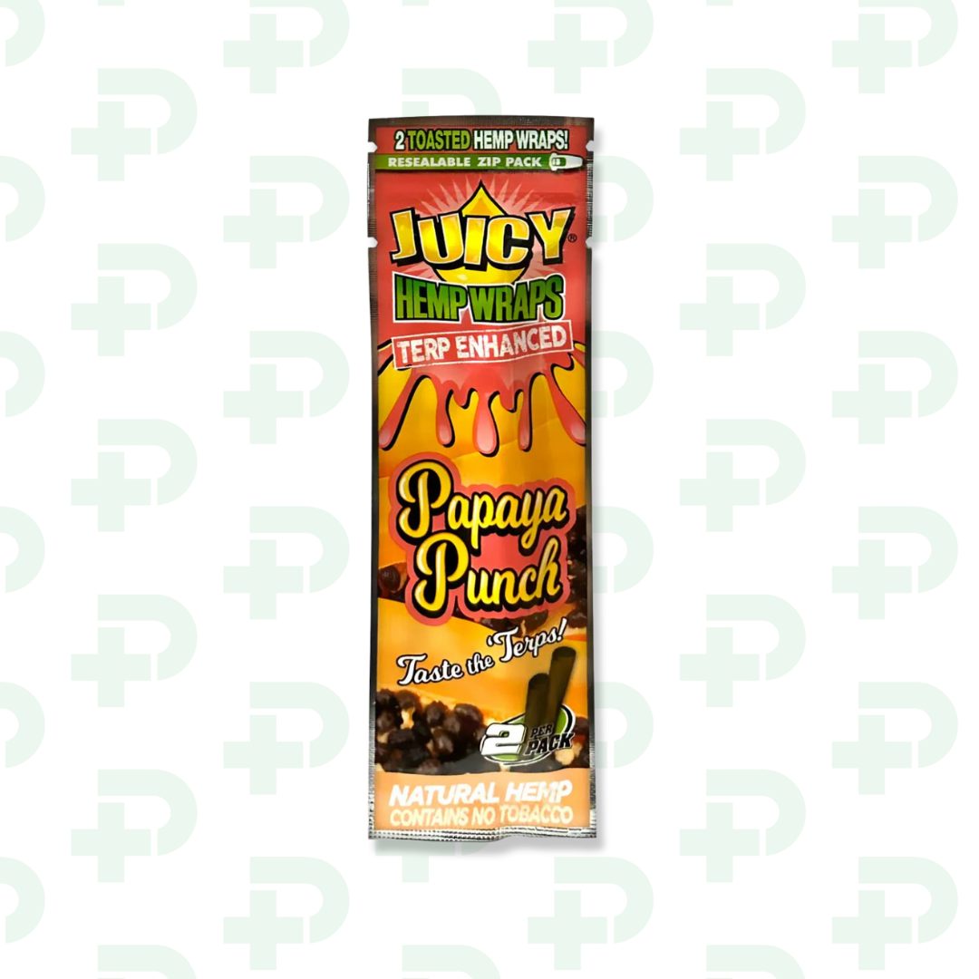 Photograph of product: Juicy Jay's Hemp Wraps - Papaya Punch