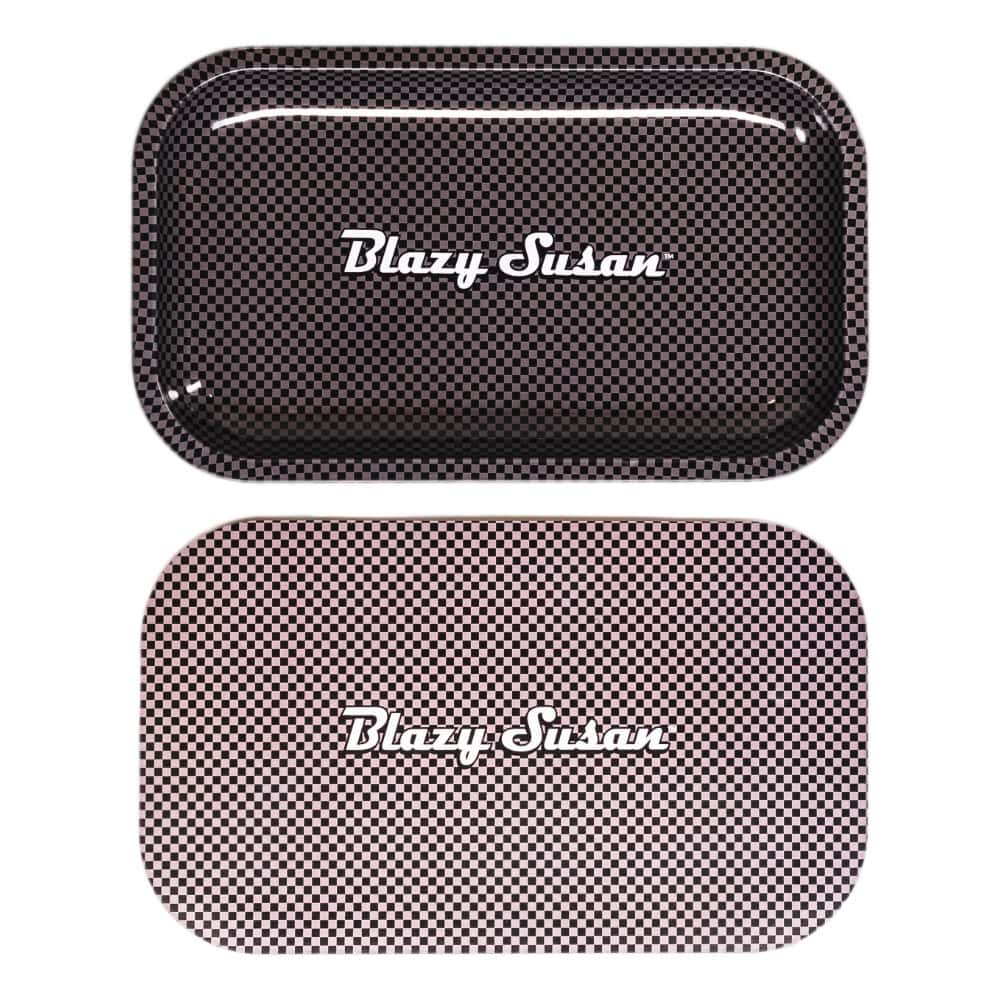 Photograph of product: Blazy Susan - Carbon Fiber - Rolling Tray - Small