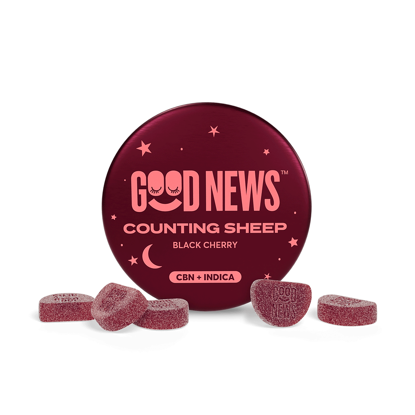 Photograph of product: Good News | Gummies | Counting Sheep | 100MG 1:2 20 PK
