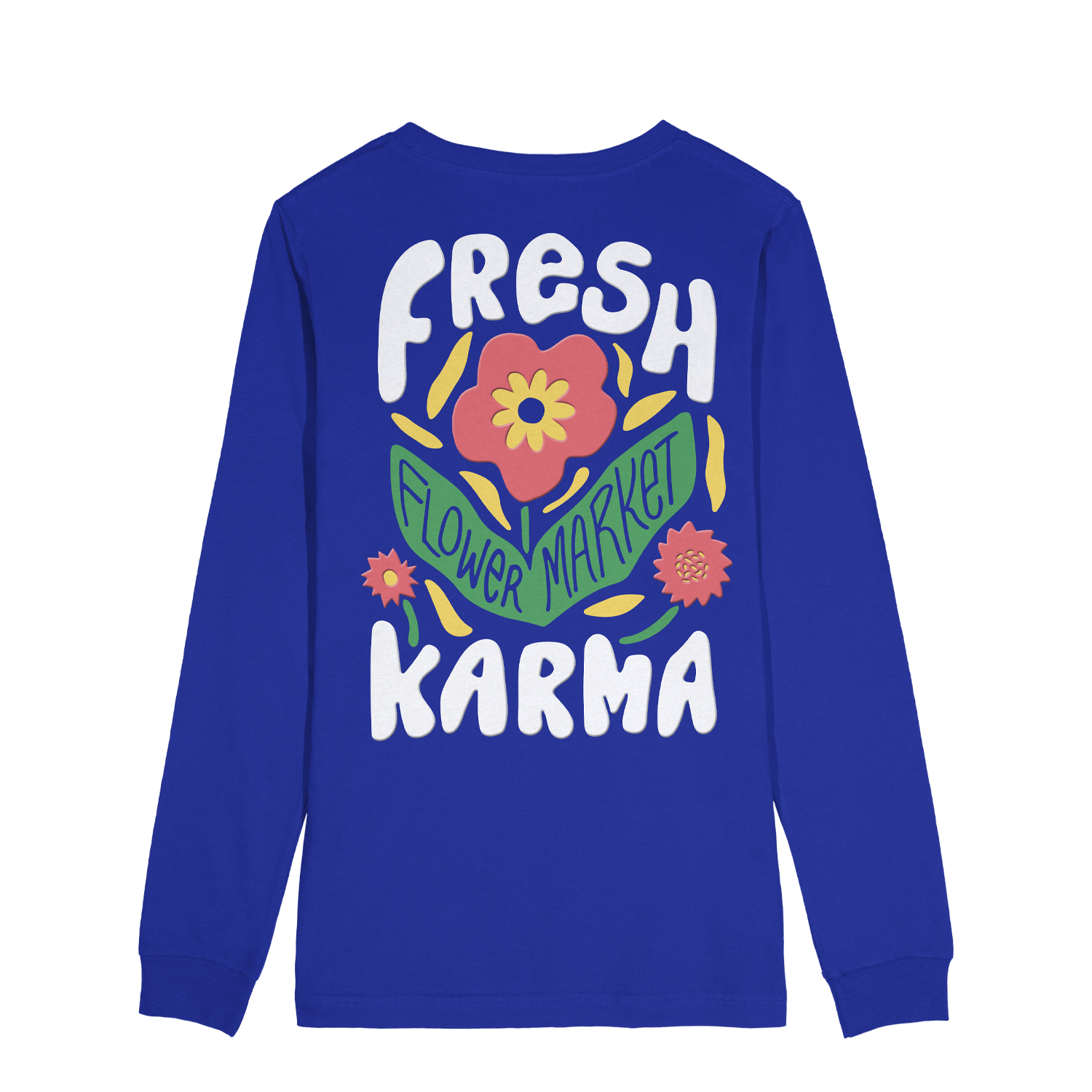 Photograph of product: Fresh Karma - Flower Market - Long Sleeve T-Shirt