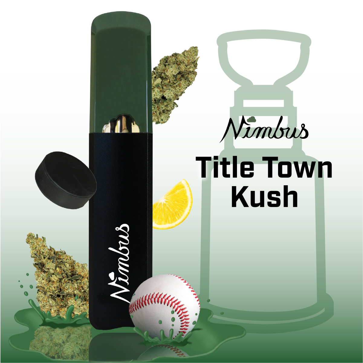 Photograph of product: Title Town Kush Disposable Vape