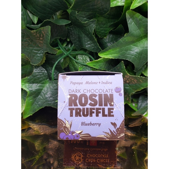 Photograph of product: Blueberry Relaxing (Purple Ice Water) - 100mg TH-oui Single Chocolate Truffles - Crop Circle