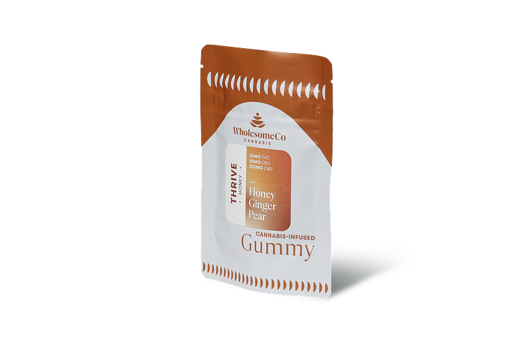 Photograph of product: Thrive Honey | 1:1:10 (TH-oui18.95mg:CBG21.12mg:CBD198.65mg) 10ct | Gummies