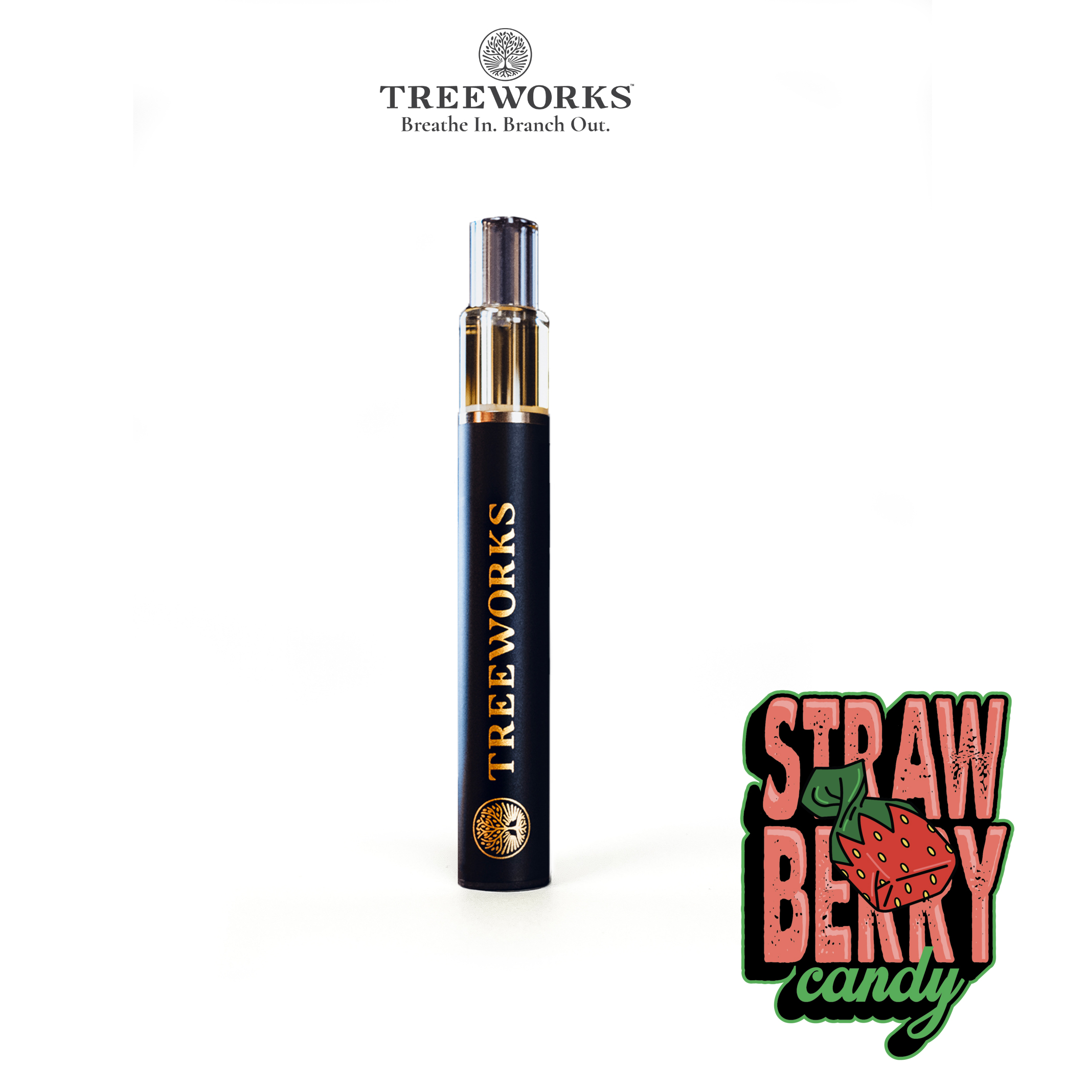 Photograph of product: Strawberry Candy | Live Rosin | Disposable | 0.5g